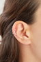 Heliophilia Silver Pendientes de Plata Esterlina 925 con Rodio